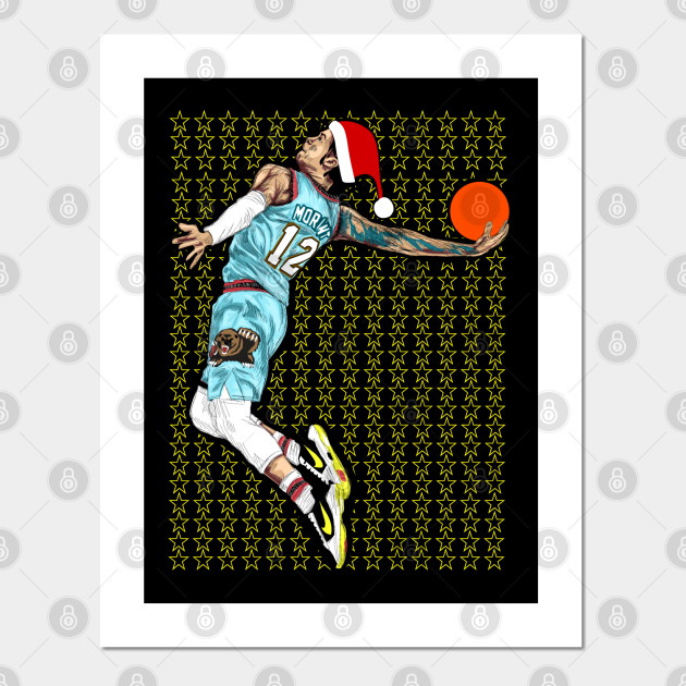 Ja Morant Christmas Ja Morant Posters and Art Prints TeePublic